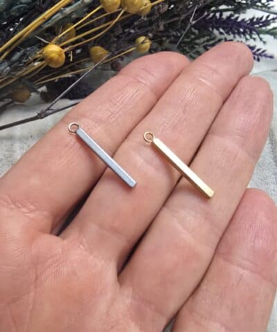 20 MM Dikdörtgen Çubuk Sallantı ve Kolye Ucu