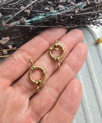 14 MM Çelik Gemiçi Dümeni Kilit Klips 316L Steel - 502