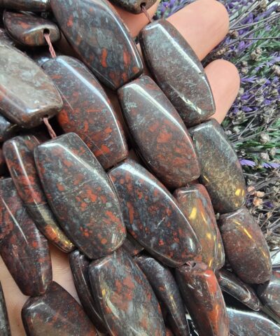 15X30 MM Eğimli Tablet Jasper Taşı