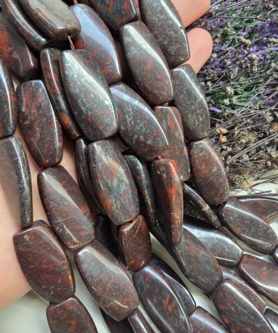 15X30 MM Eğimli Tablet Jasper Taşı