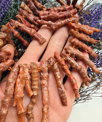 2-4 CM Orijinal Çubuk Doğal Mercan