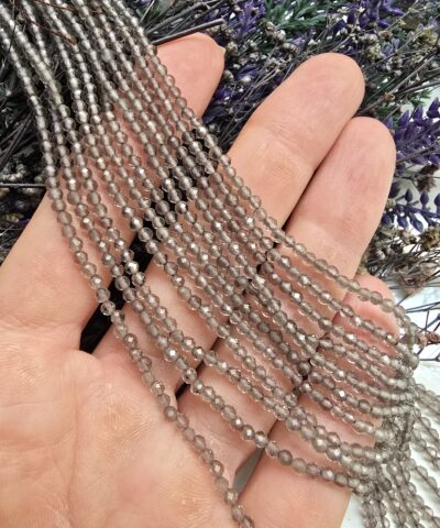 2 MM Dumanlı Kuvars Dizi Doğal Taş