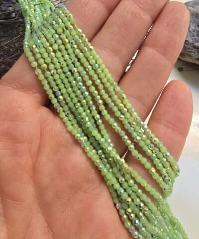 2 Mm Mat Renkler Oval Cin Kristal Dizileri No1 502