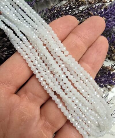 3 Mm Mat Renkler Oval Cin Kristal Dizileri No3 504