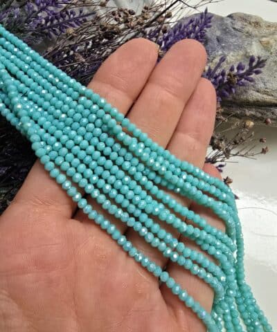 3 Mm Mat Renkler Oval Cin Kristal Dizileri No3 507