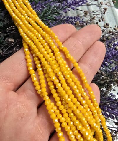 3 Mm Mat Renkler Oval Cin Kristal Dizileri No3 511