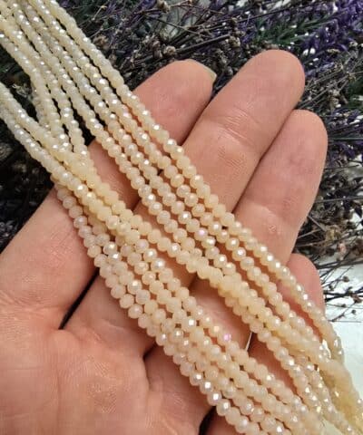 3 Mm Mat Renkler Oval Cin Kristal Dizileri No3 515