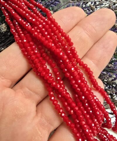 3 Mm Mat Renkler Oval Cin Kristal Dizileri No3 517