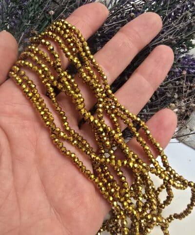 3 Mm Mat Renkler Oval Cin Kristal Dizileri No3 523