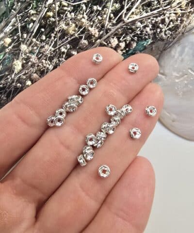 4 Mm Zirkon Tasli Pirinc Rondela Gumus 2