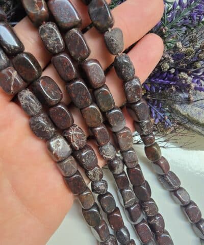 8x12 MM Dikdörtgen Jasper Taşı