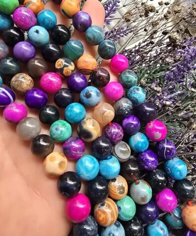 10 MM AAA Küre Koyu Çakra Akik Taşı