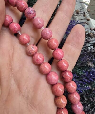 Pembe Jasper Taşı - 8 MM