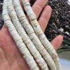 10 MM Beyaz Disk Turkuaz Taşı
