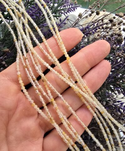 2 MM Güneş Renkli Kuvars Ceyt Taş