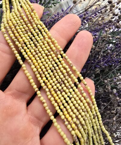 2 MM Olivin Renkli Kuvars Ceyt Taş