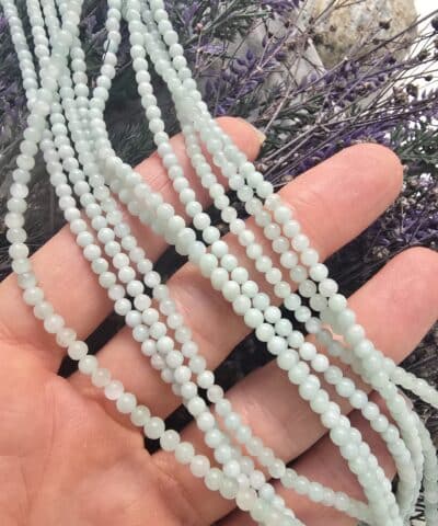 3 MM Larimar Renkli Kuvars Ceyt Taş