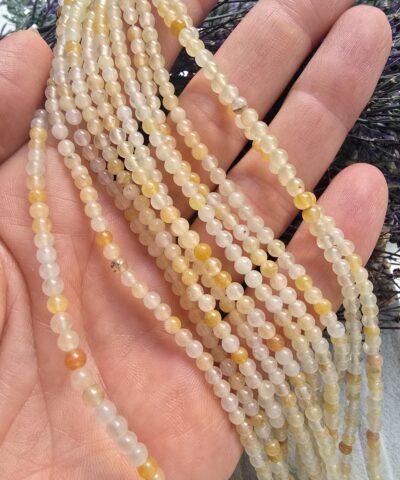 3 MM Güneş Taşı Renkli Kuvars Ceyt Taş