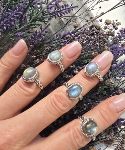 Labradorit Taşlı Yüzük