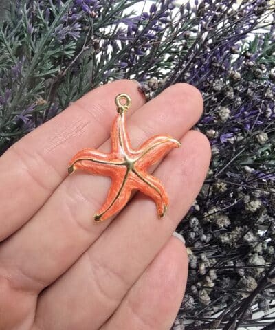 Sedef Mineli Deniz Yıldızı Kolye Ucu - 501