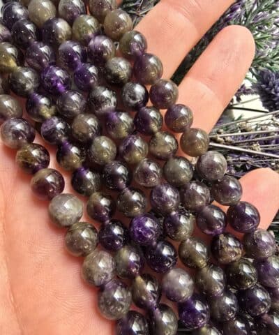 8 MM Koyu Ametrin Doğal Taş Dizi