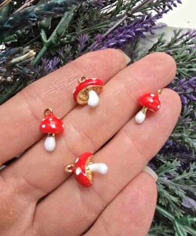 Mantar Mineli 3 Boyutlu Charm