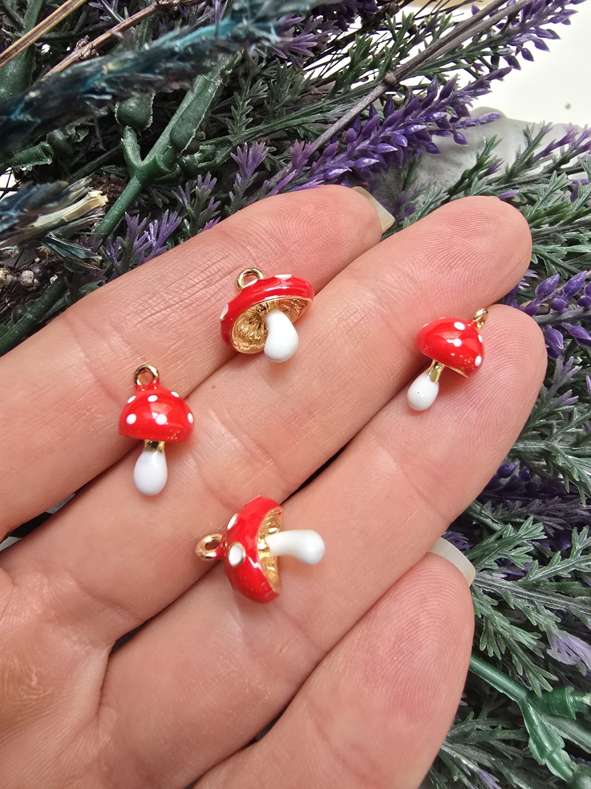 Mantar Mineli 3 Boyutlu Charm