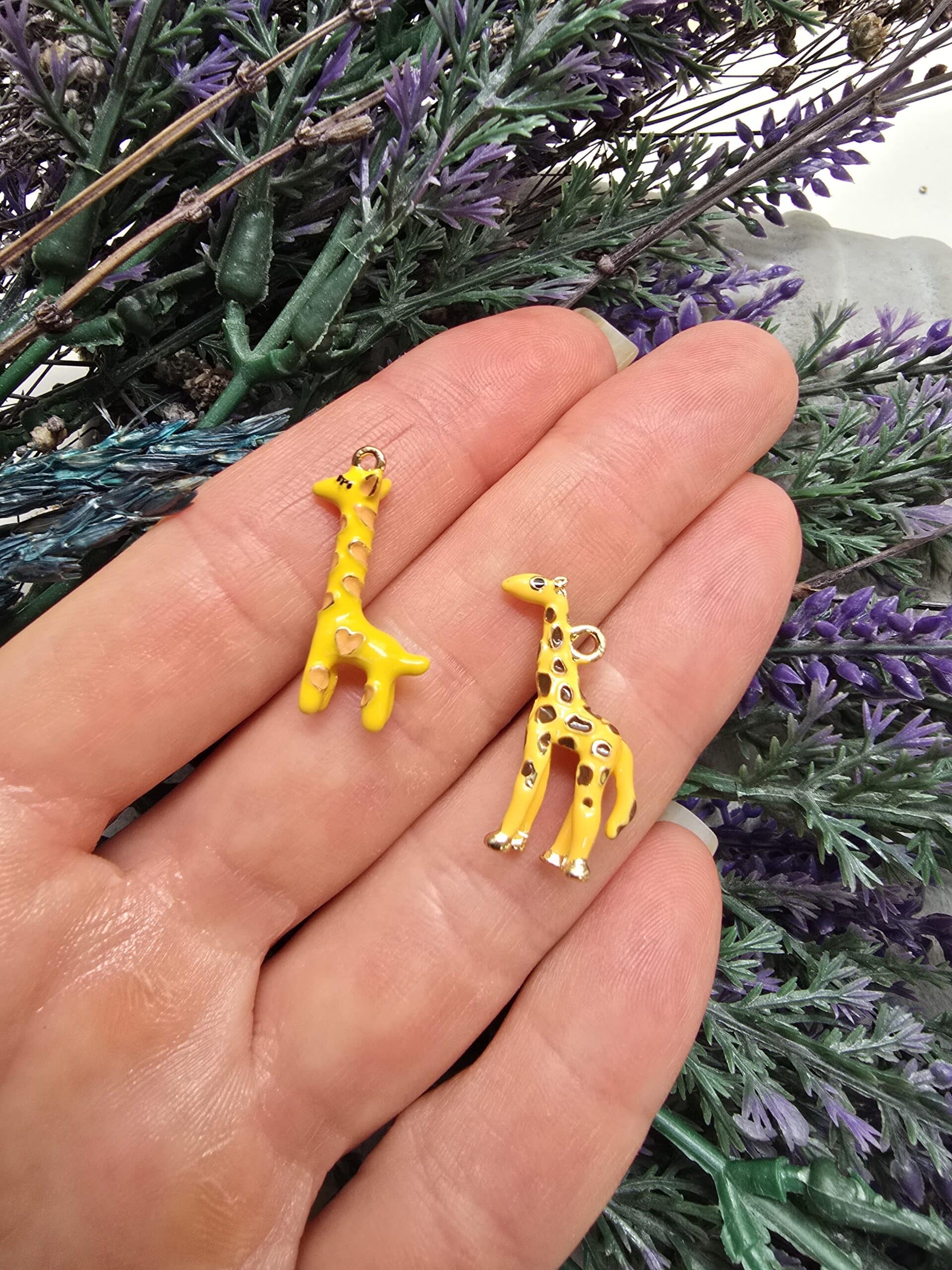 Zürafa Mineli 3 Boyutlu Charm