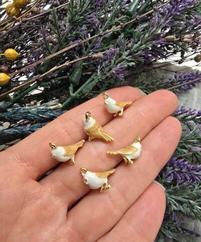 Güvercin Mineli 3 Boyutlu Charm - 502