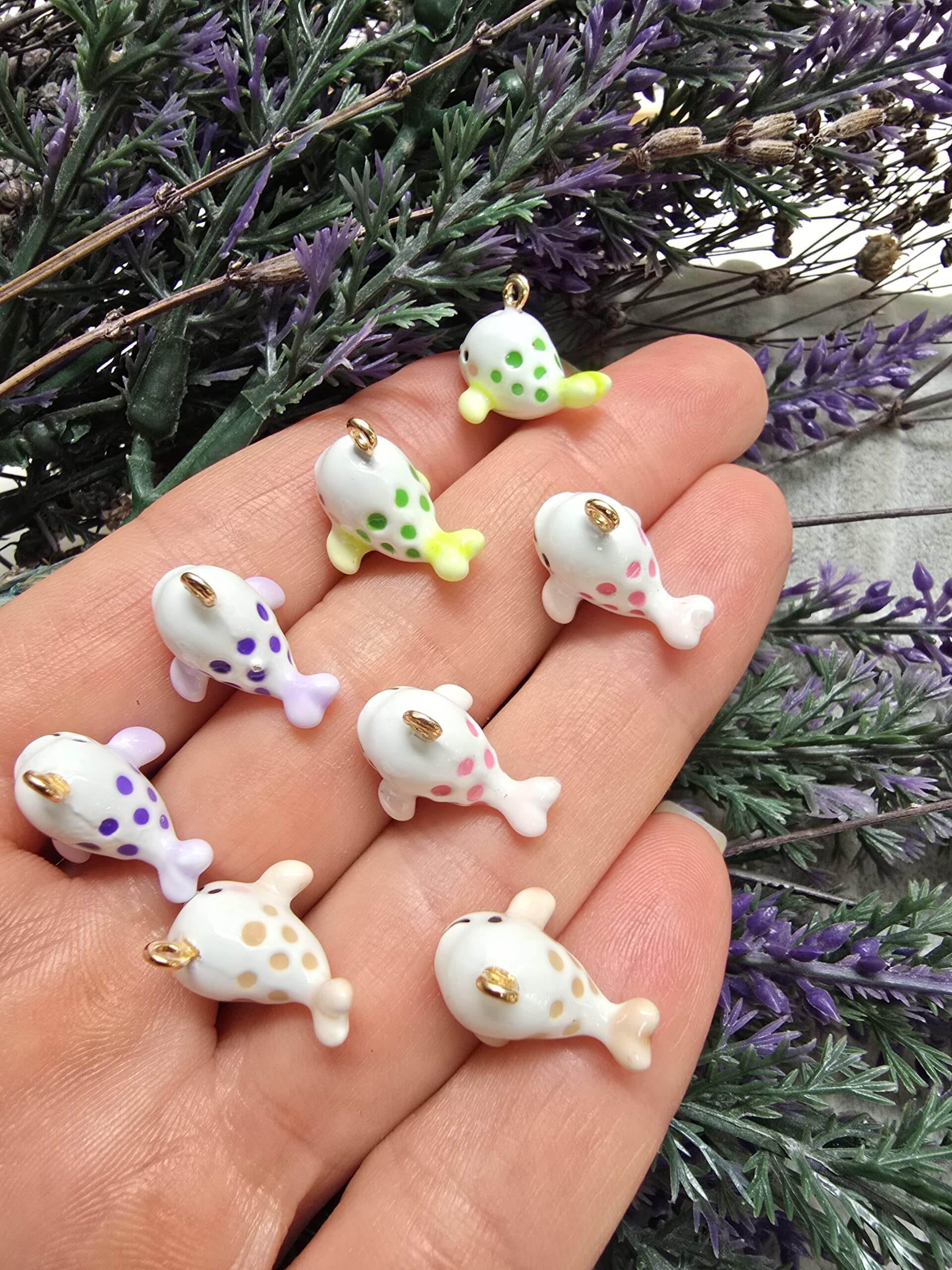 Balina Mineli 3 Boyutlu Charm