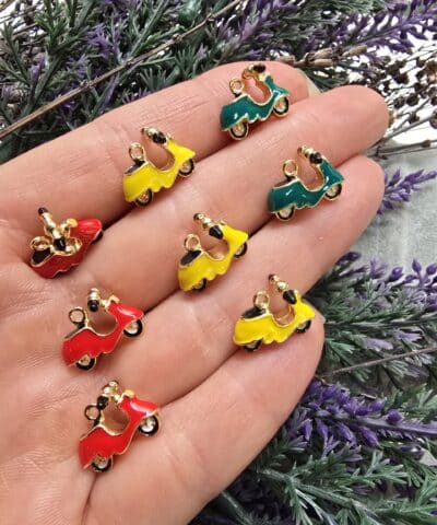 Motosiklet Mineli 3 Boyutlu Charm