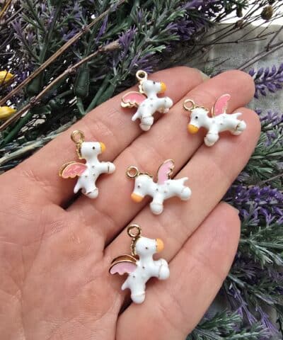 Unicorn Mineli 3 Boyutlu Charm