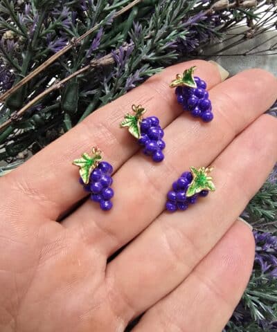 Üzüm Mineli 3 Boyutlu Charm - 503