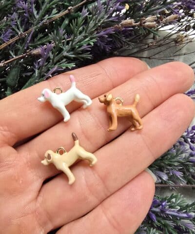 Köpek Mineli 3 Boyutlu Charm