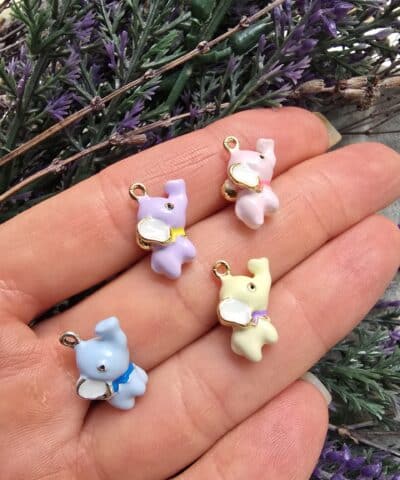 Sevimli Filcik Mineli 3 Boyutlu Charm