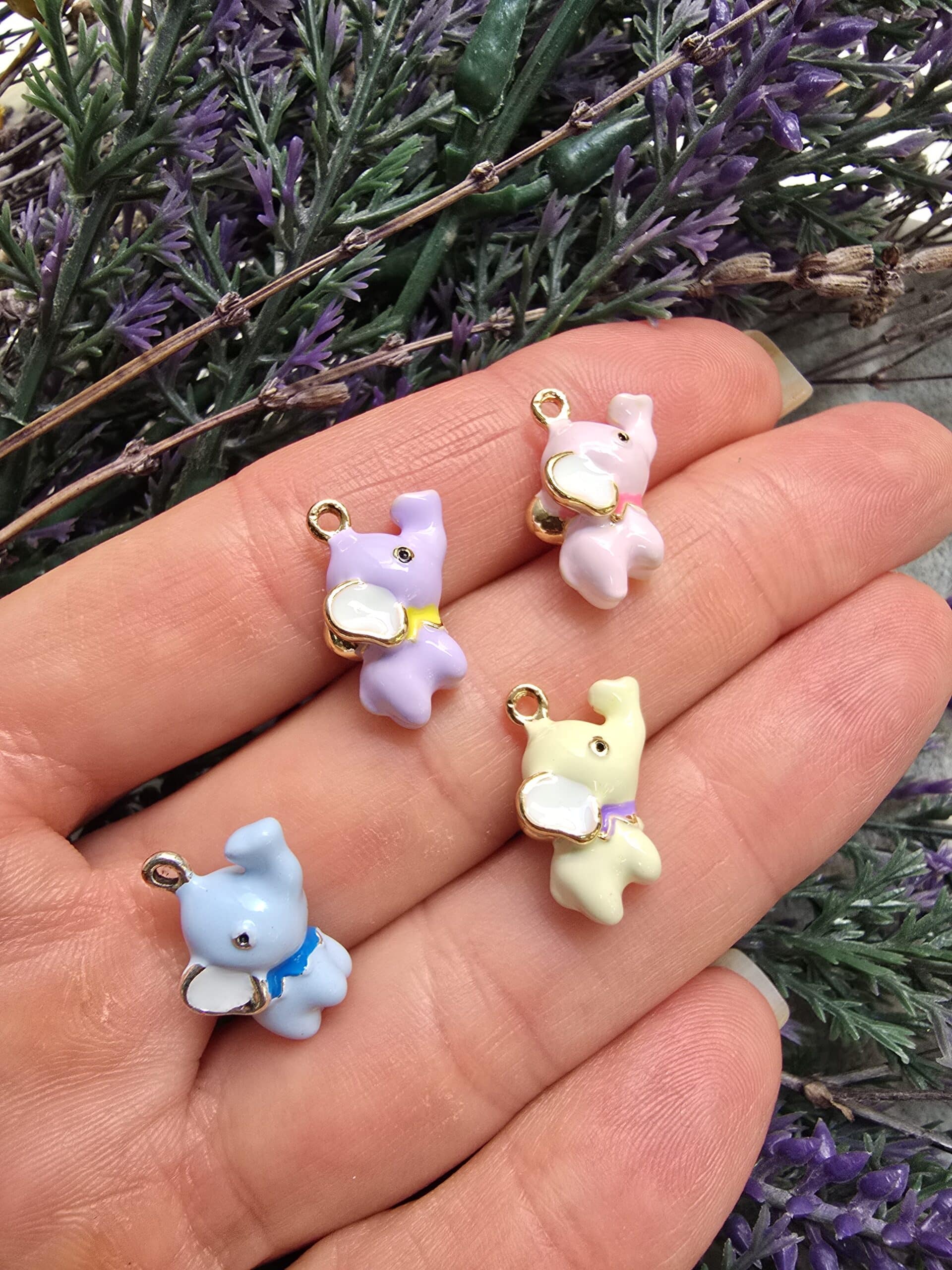 Sevimli Filcik Mineli 3 Boyutlu Charm