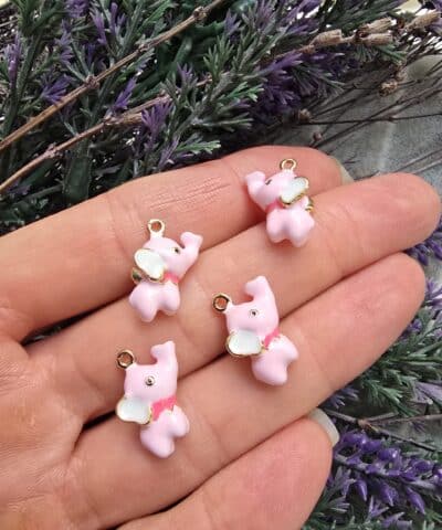 Sevimli Filcik Mineli 3 Boyutlu Charm - 502