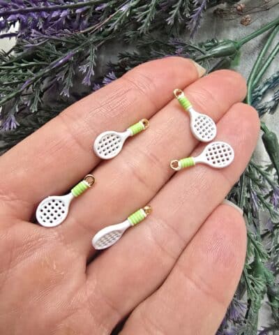 Tenis Roketi Mineli 3 Boyutlu Charm - 505
