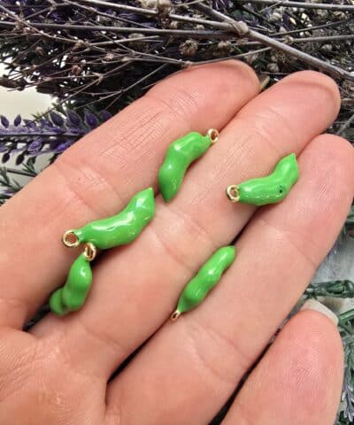 Fasulye Mineli 3 Boyutlu Charm