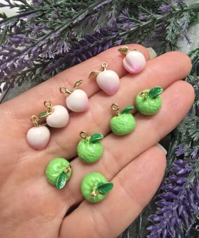 Elma Mineli 3 Boyutlu Charm