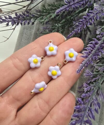 Papatya Mineli 3 Boyutlu Charm - 505