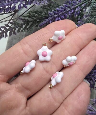 Papatya Mineli 3 Boyutlu Charm - 502