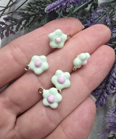 Papatya Mineli 3 Boyutlu Charm - 501