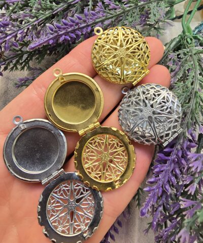 Açılır Yuvarlak Kolye Ucu 2.5 CM