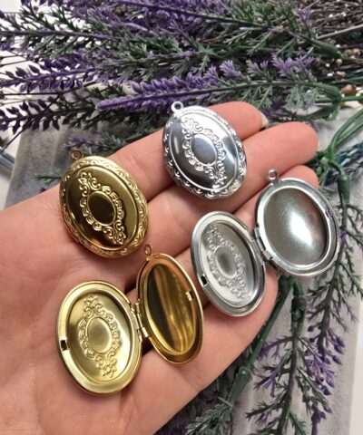 Açılır Oval Kolye Ucu 3 CM