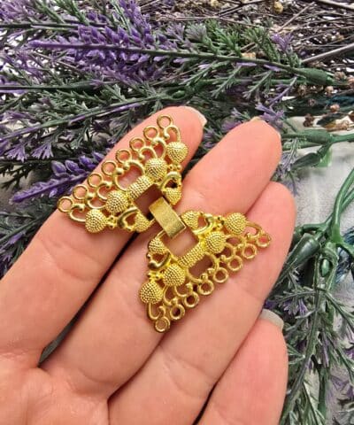 4 CM Kelebek Klips Takı Malzemesi