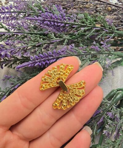 3 CM Kelebek Klips Takı Malzemesi