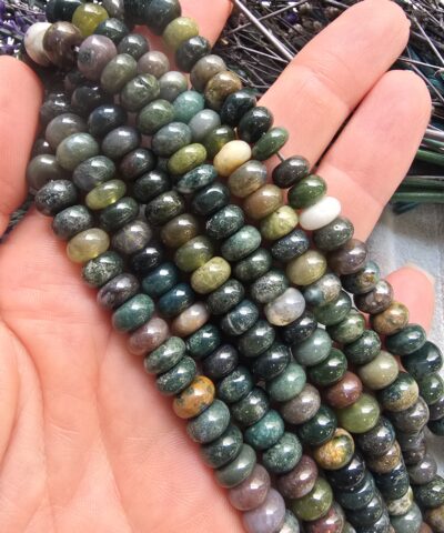 8x5 MM Rondela Hint Akik Taşı