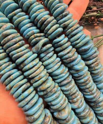 15 MM Disk Turkuaz Taşı