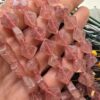 10 MM Karo Dizi Çilek Kuvars Taşı